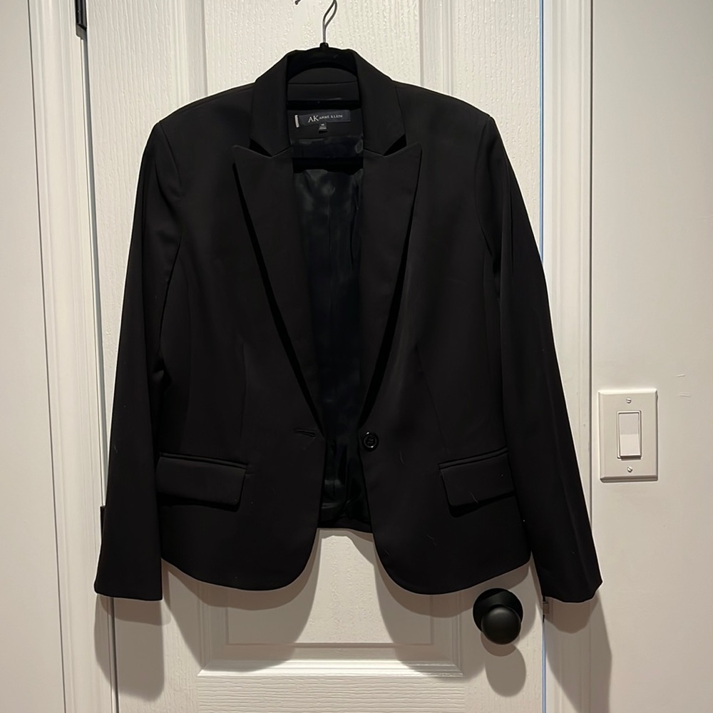 Anne Klein Black Tailored Blazer